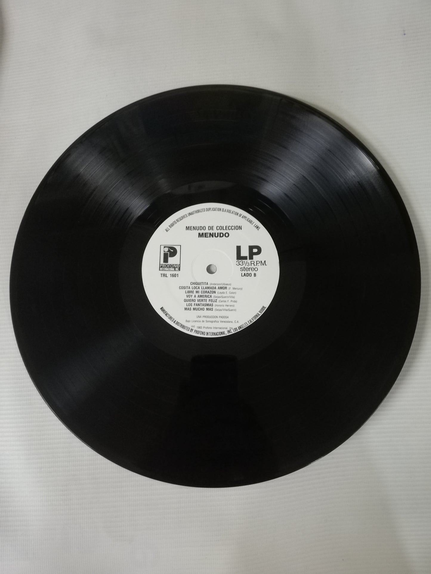 LP MENUDO - MENUDO DE COLECCIÓN