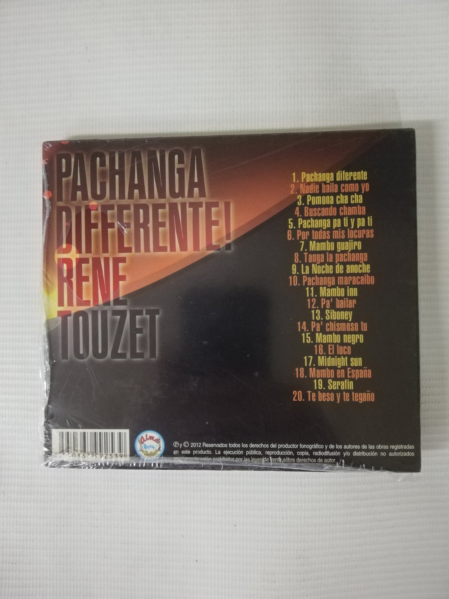 CD RENE TOUZET HIS PIANO, VOICES AND ORCHESTRA - PACHANGA DIFERENTE!
