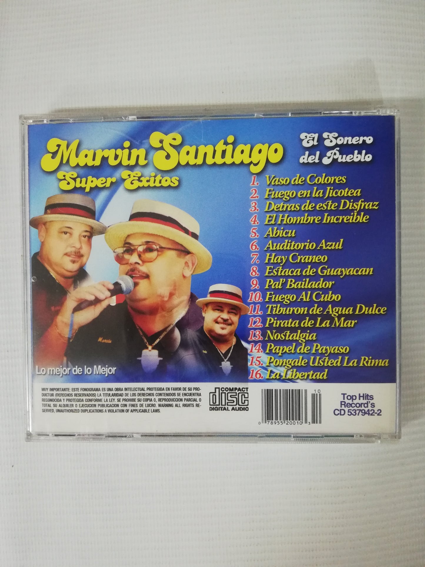 CD MARVIN SANTIAGO - SUPER EXITOS