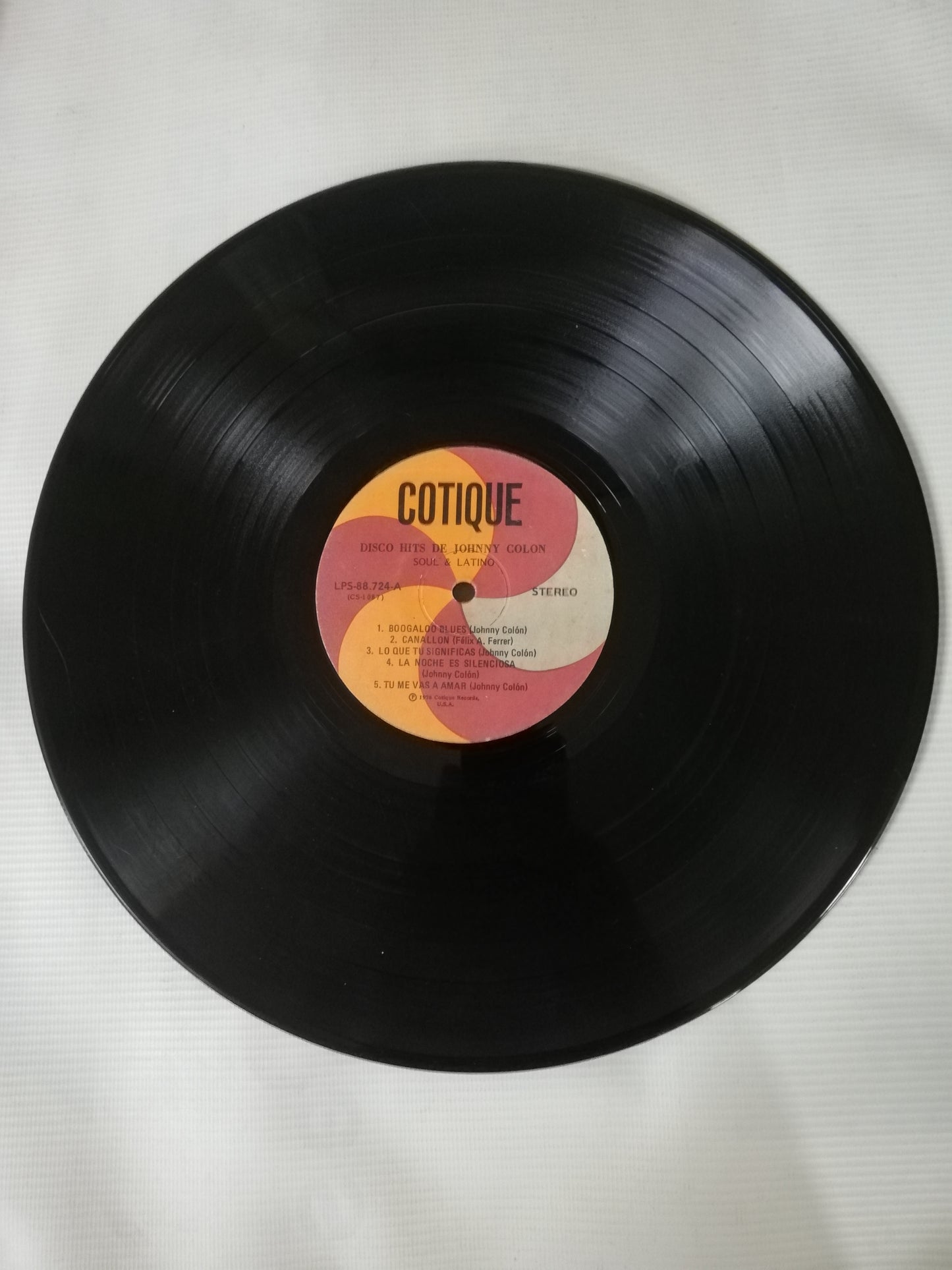 LP JOHNNY COLÓN - JOHNNY COLON´S DISCO HITS SOUL & LATIN