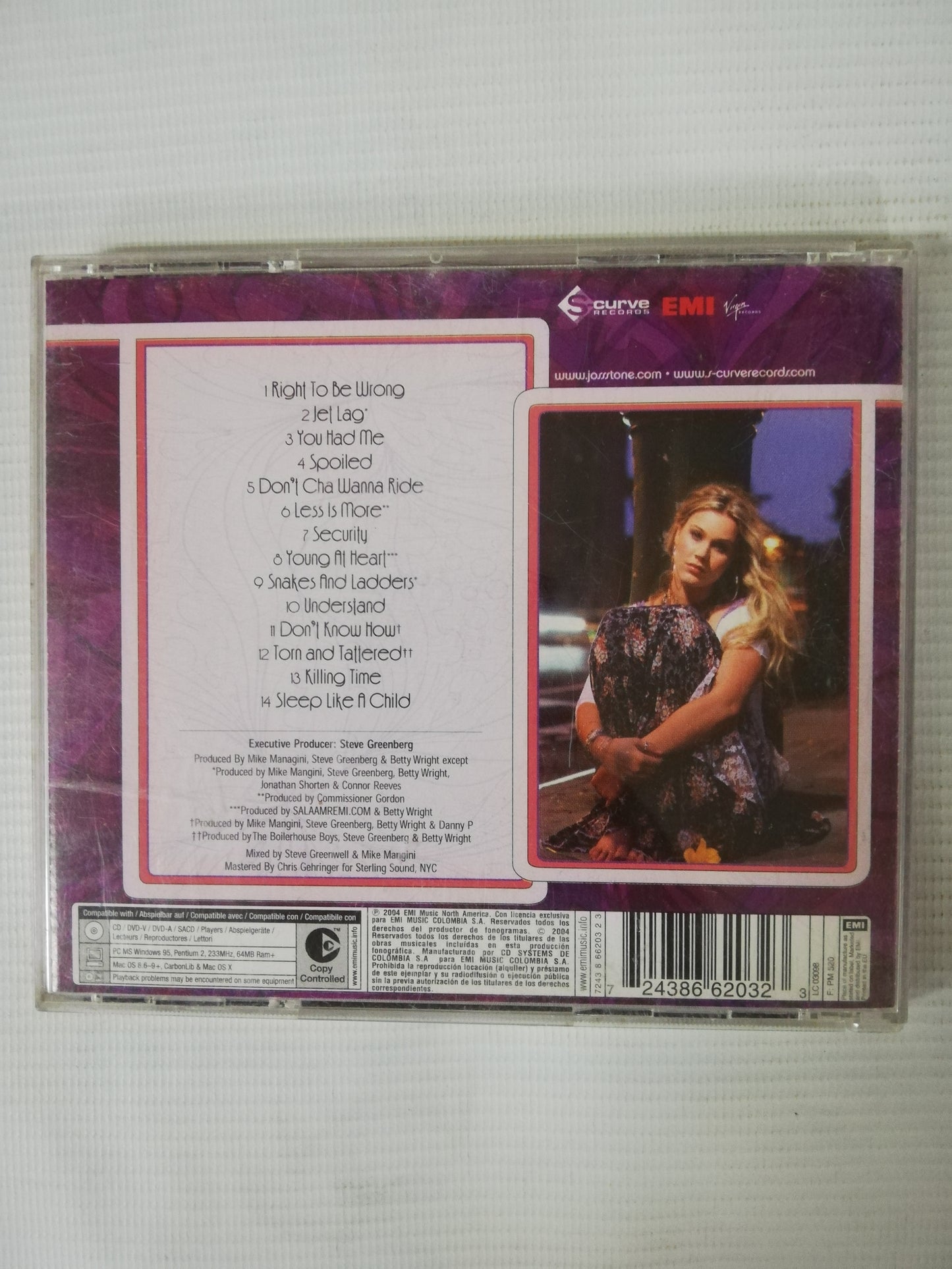 CD JOSS STONE - MIND BODY & SOUL
