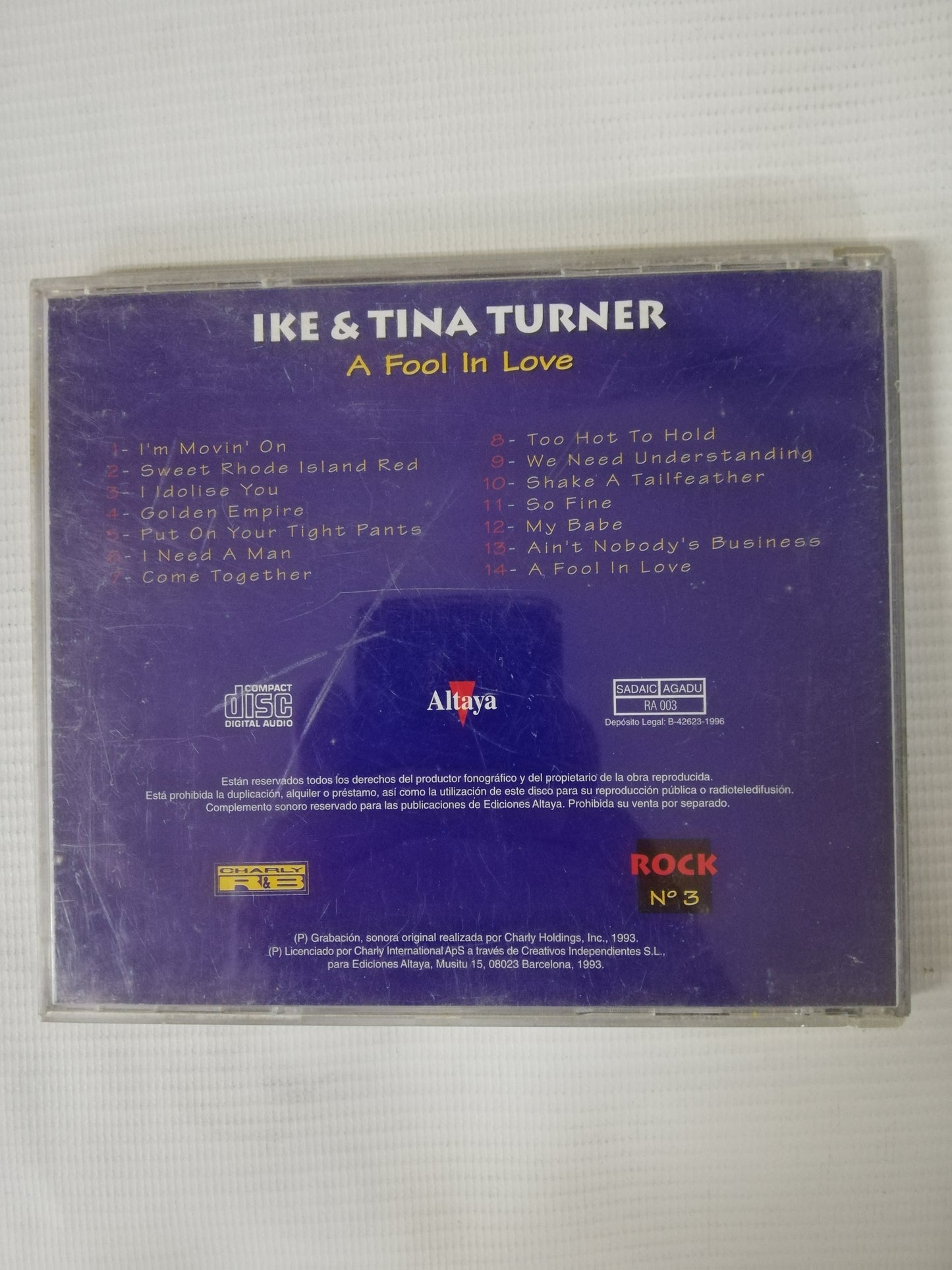 CD IKE & TINA TURNER - A FOOL IN LOVE