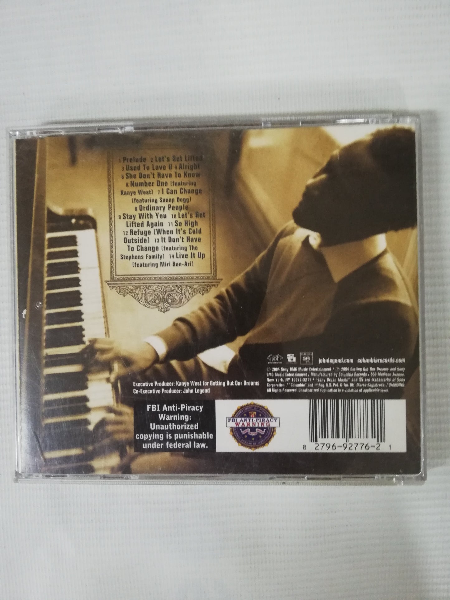 CD JOHN LEGEND - GET LIFTED