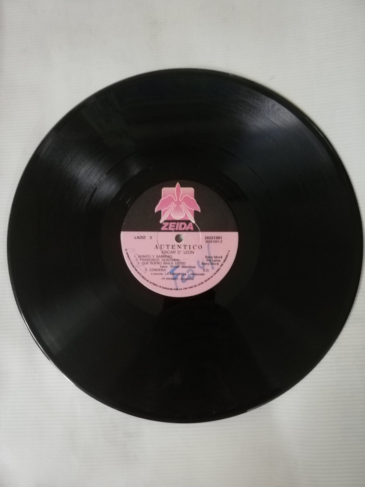 LP OSCAR DE LEÓN - AUTÉNTICO