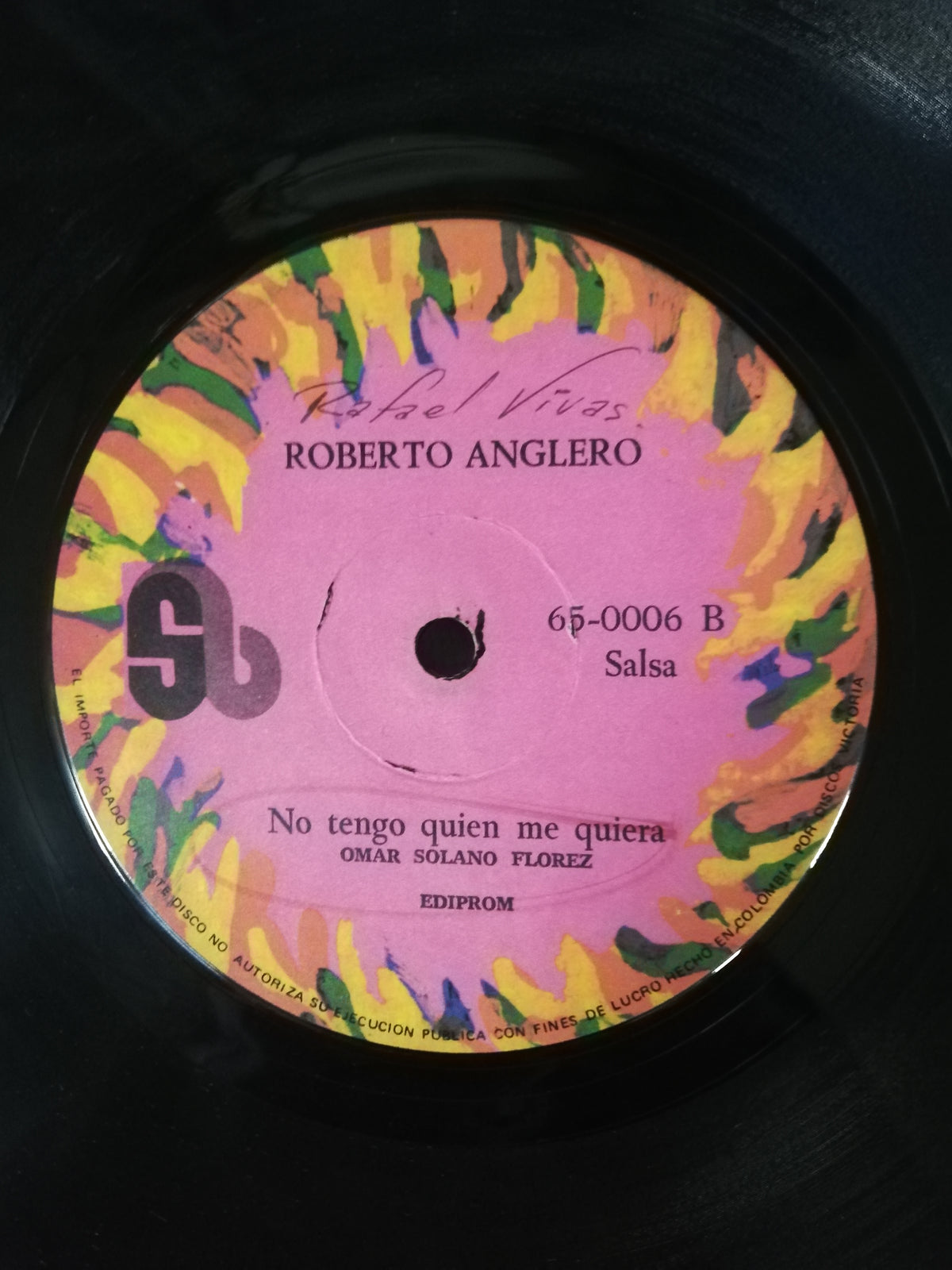 LP ROBERTO ANGLERO - AL APRETON / NO TENGO QUIEN ME QUIERA