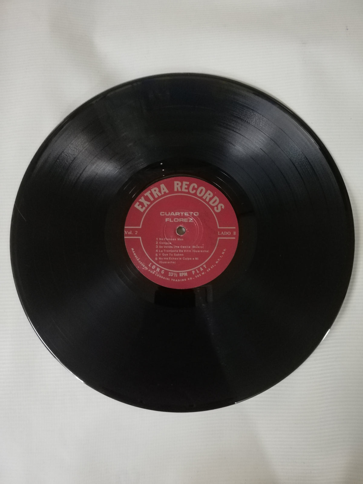 LP CUARTETO FLORES - RECORDANDO!