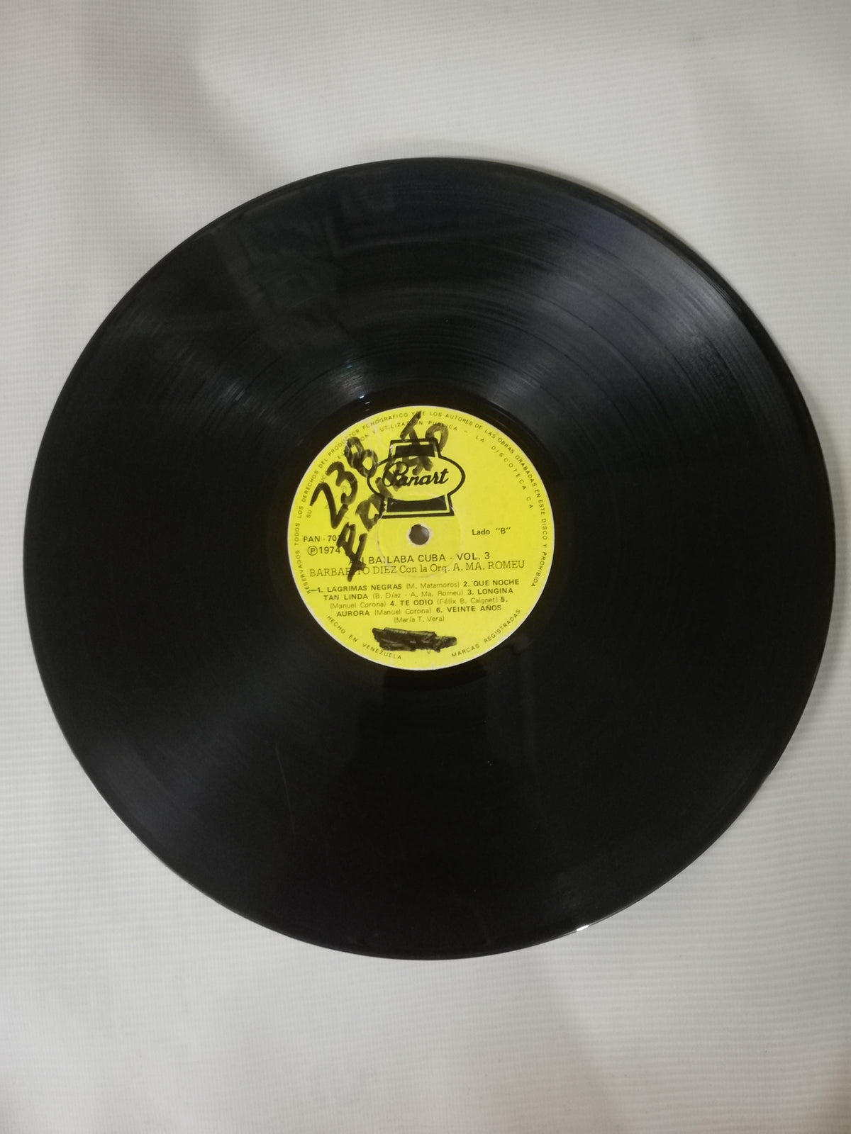 LP ORQUESTA ANTONIO MARIA ROMEU - ASI BAILABA CUBA VOL. 3
