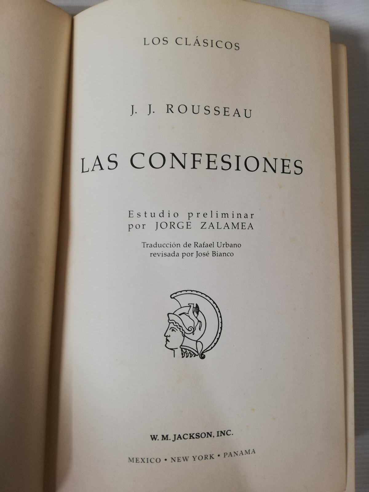 LAS CONFESIONES - J. J. ROUSSEAU