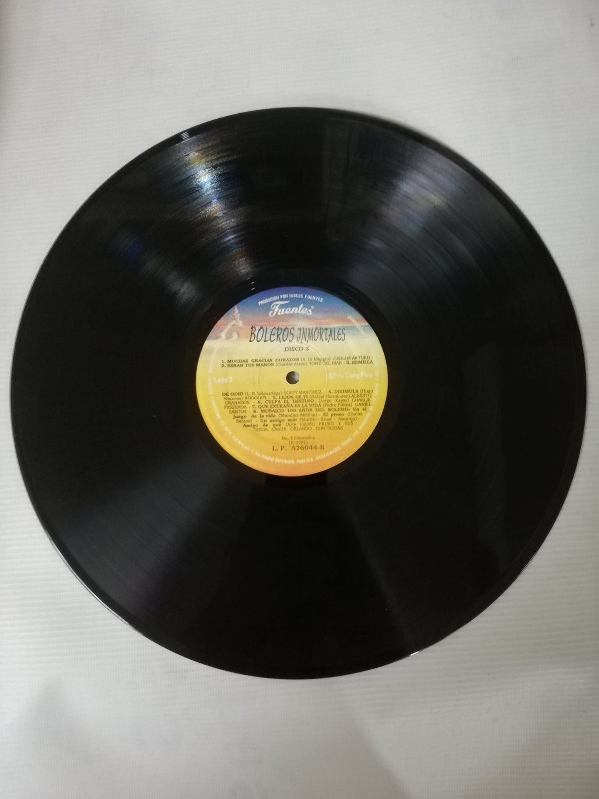 LP BOLEROS INMORTALES - VARIOS INTÉRPRETES - VINYL X 3