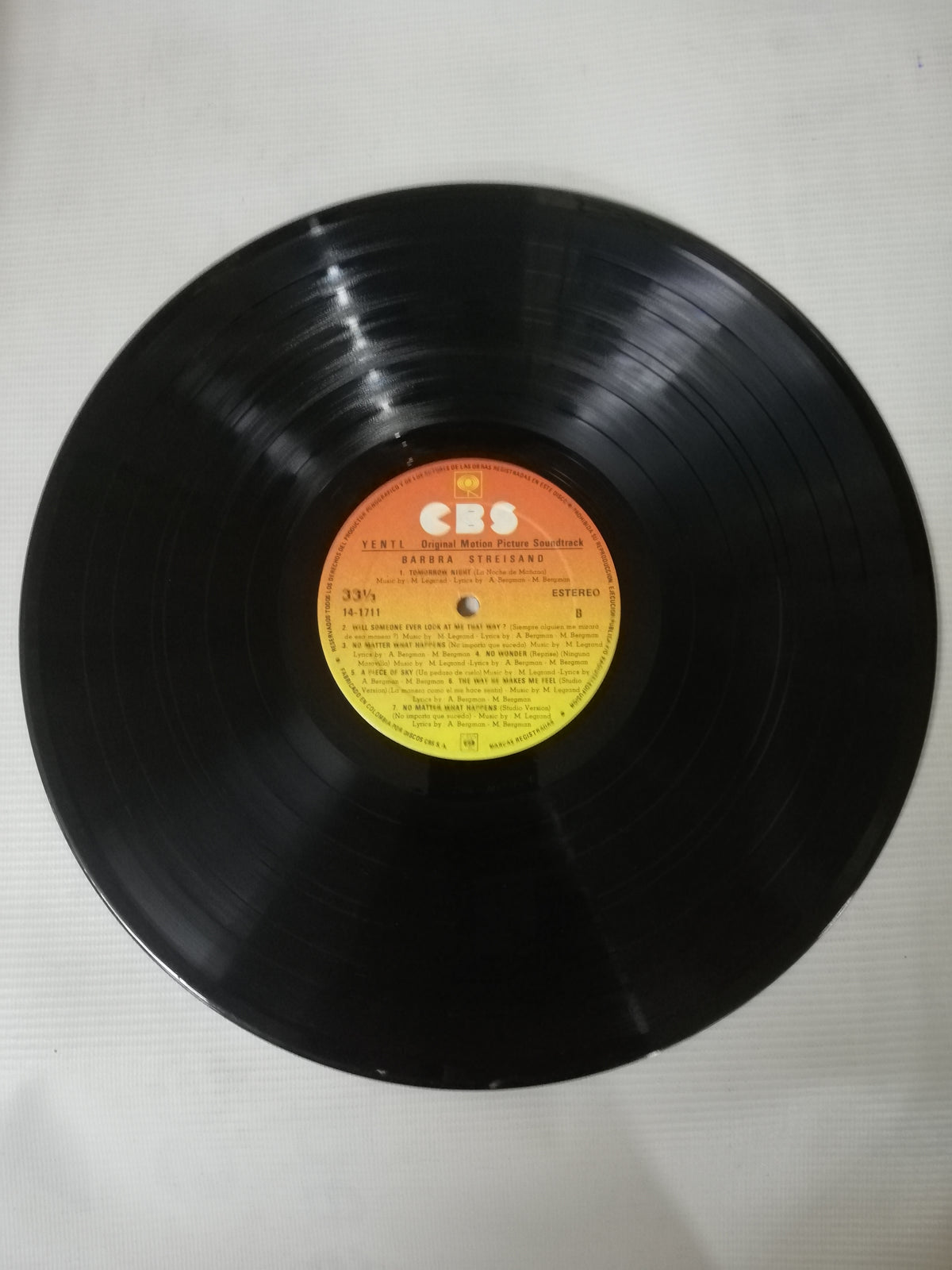 LP BARBRA STREISAND - YENTL - ORIGINAL MOTION PICTURE SOUNDTRACK