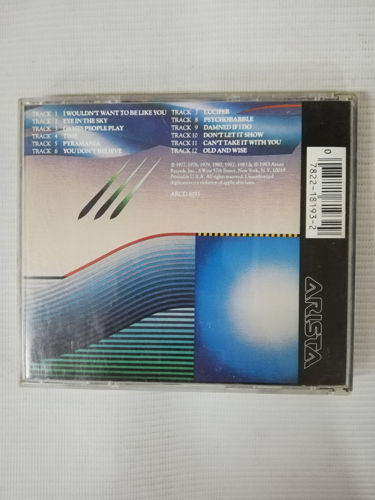 CD THE ALAN PARSONS PROJECT - THE BEST OF THE ALAN PARSONS PROJECT