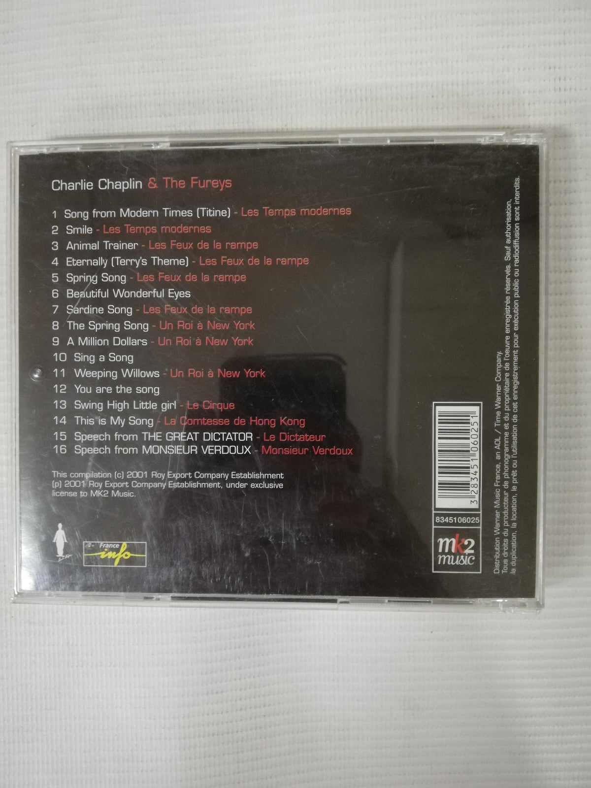 CD CHARLIE CHAPLIN & THE FUREYS