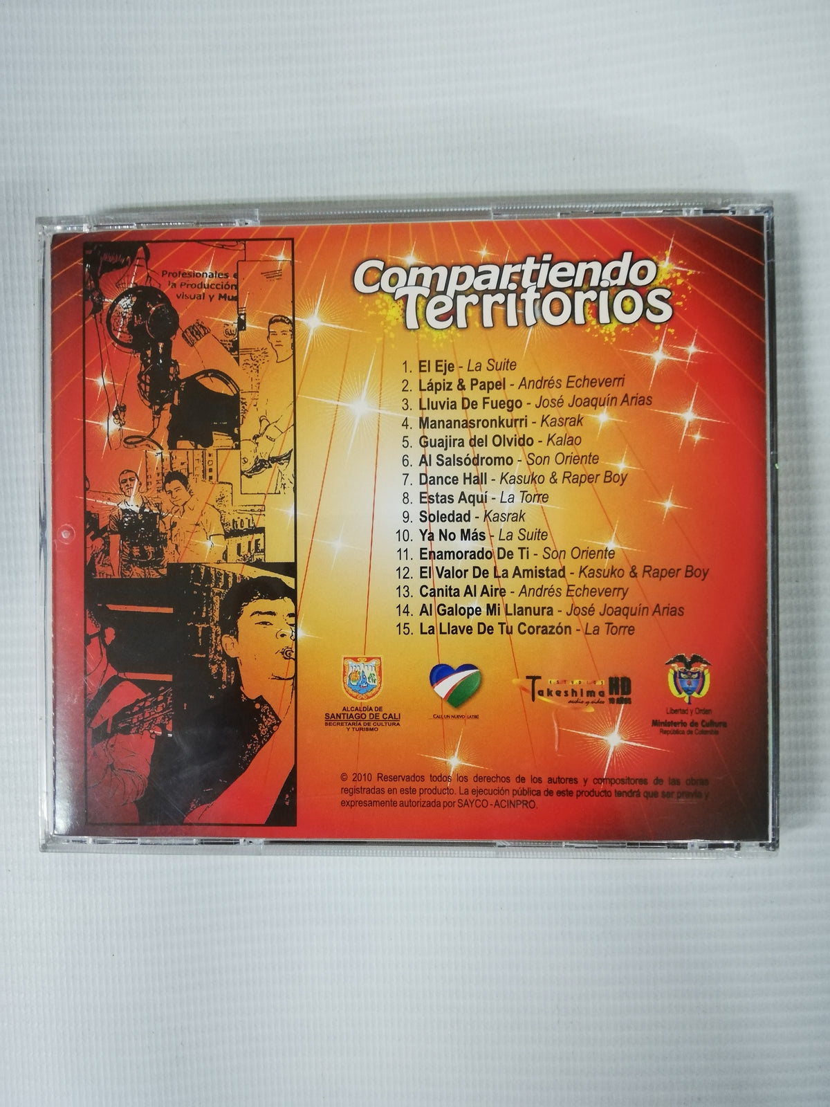 CD COMPARTIENDO TERRITORIOS VOL. 5 - VARIOS INTÉRPRETES