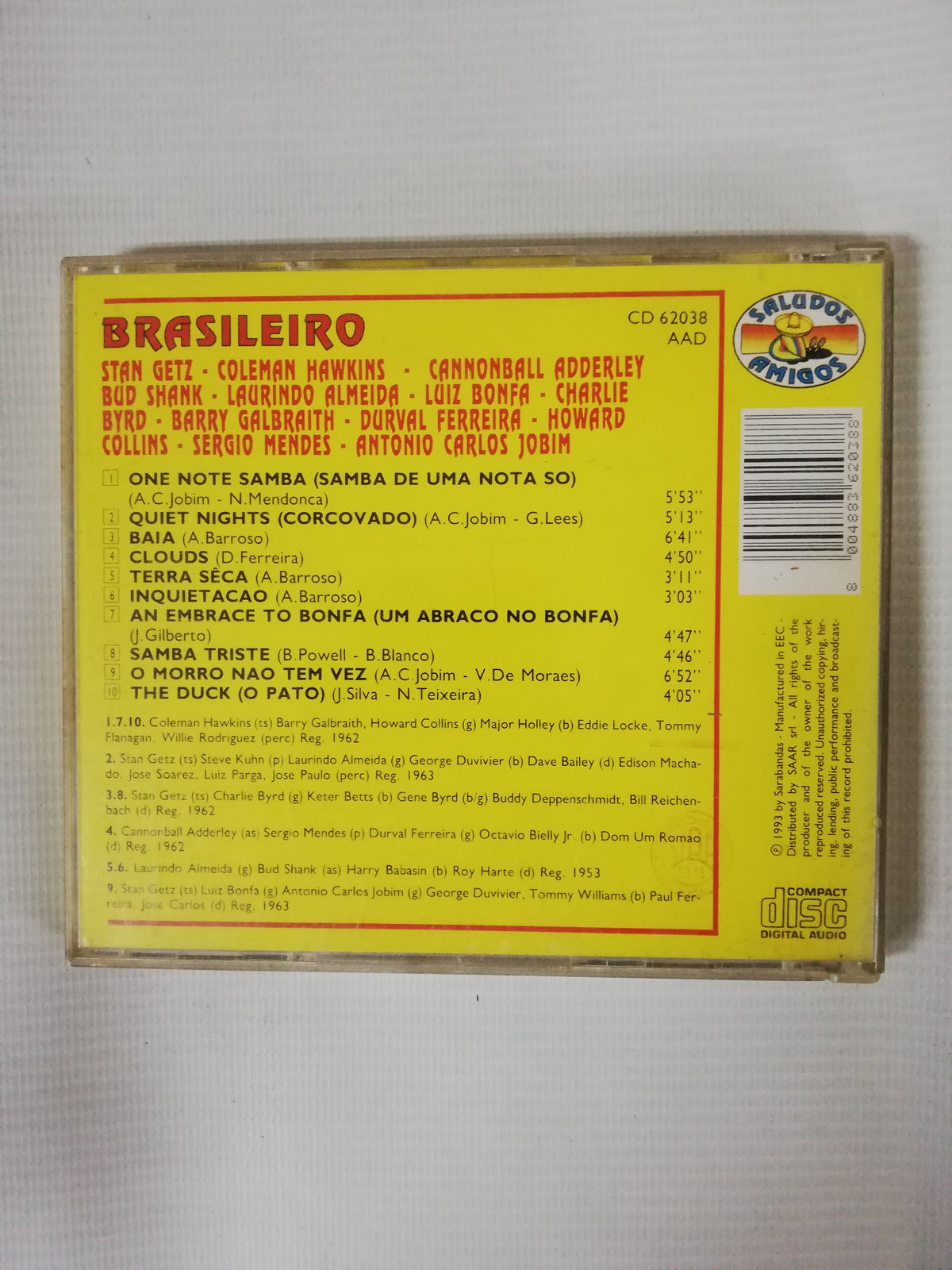 CD BRASILEIRO - BOSSA NOVA / SAMBA