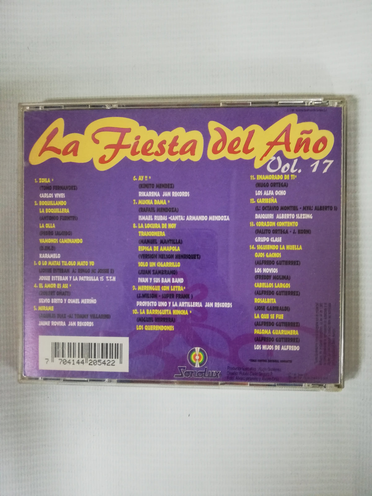 CD LA FIESTA DEL AÑO - LA FIESTA DEL AÑO VOL. 17