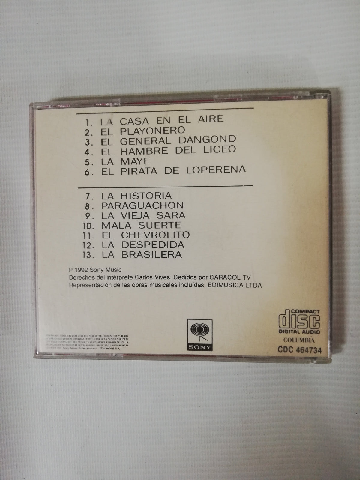 CD CARLOS VIVES - ESCALONA VOL. 2