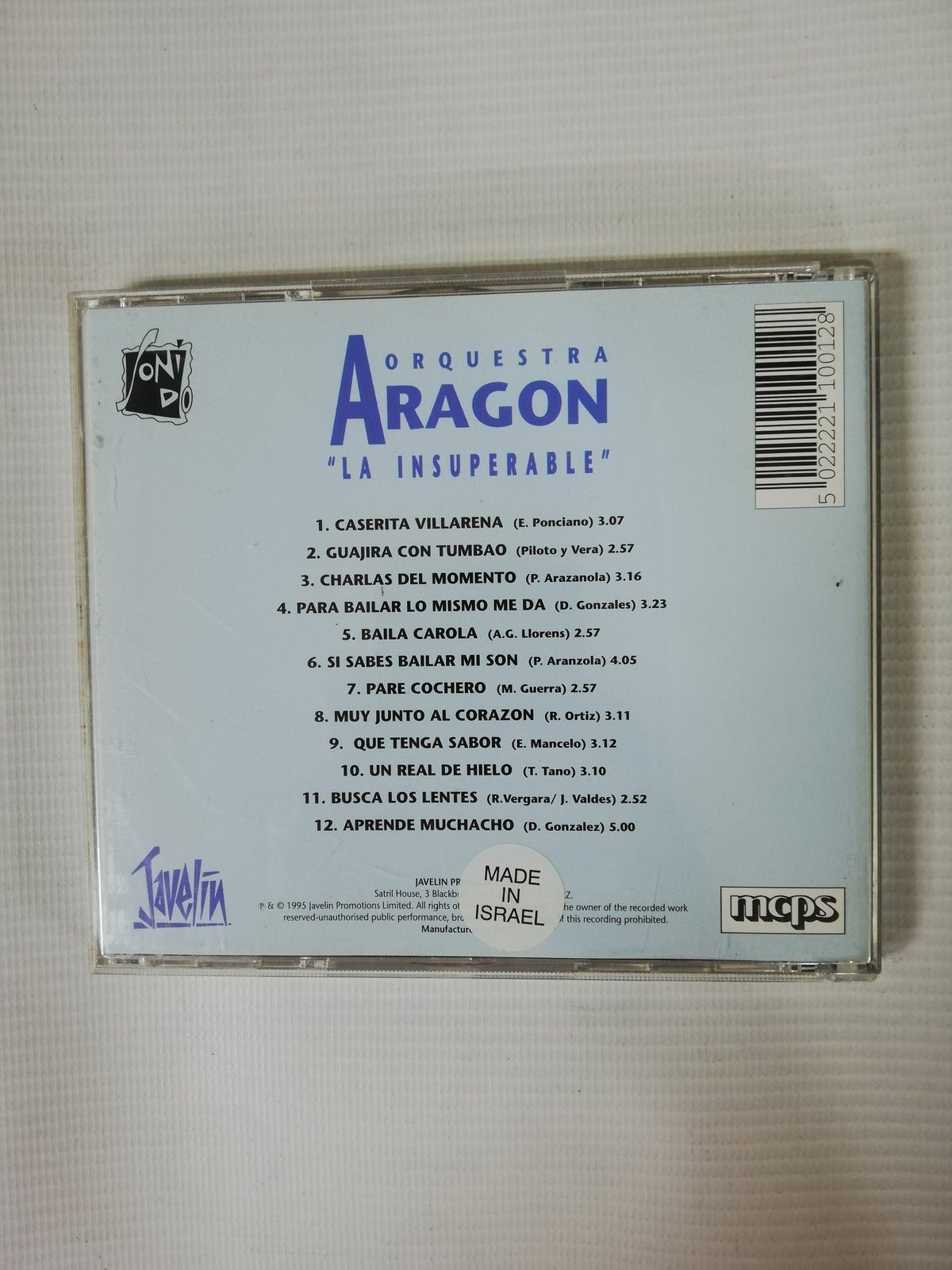 CD ORQUESTA ARAGÓN - LA INSUPERABLE