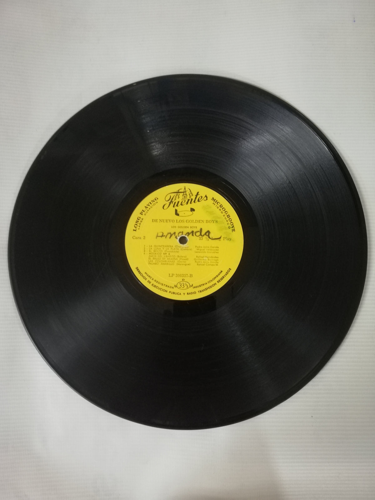 LP LOS GOLDEN BOYS - DE NUEVO..! LOS GOLDEN BOYS