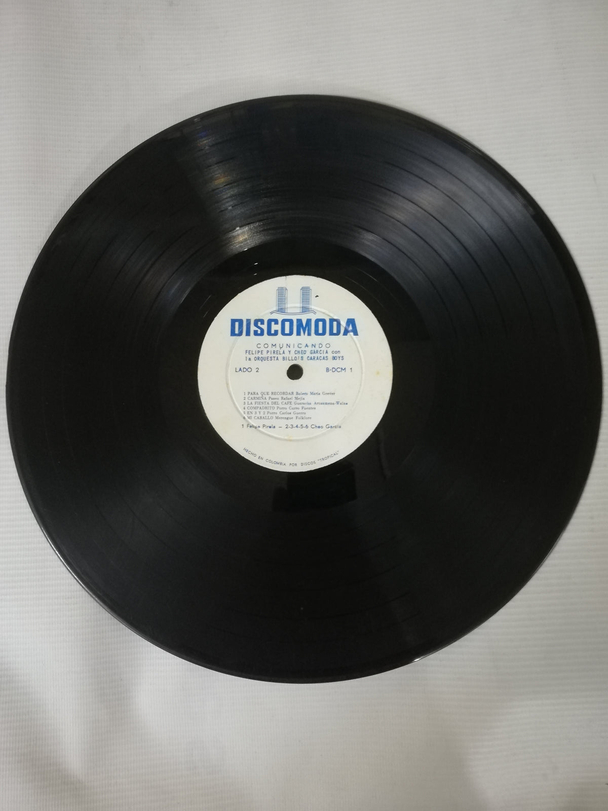 LP CHEO GARCIA Y FELIPE PIRELA CON LA ORQUESTA BILLO´S CARACAS BOYS - COMUNICANDO