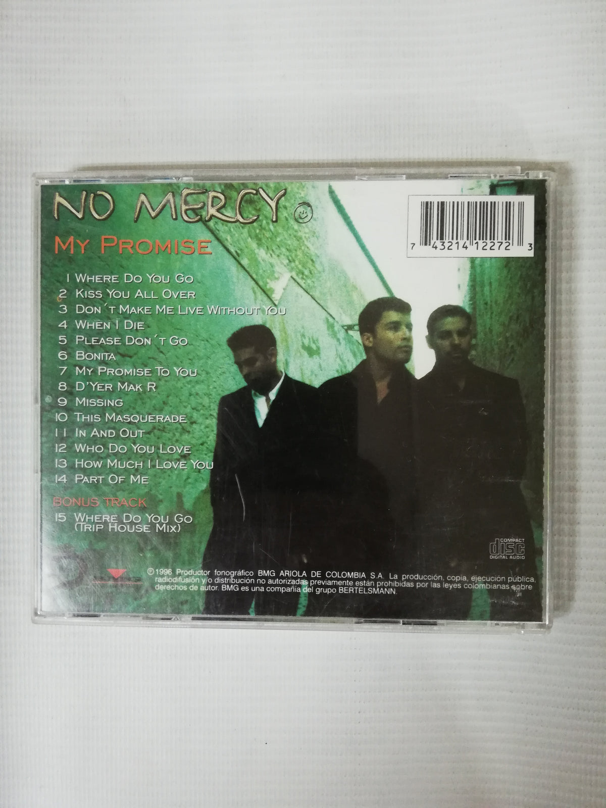 CD NO MERCY - MY PROMISE