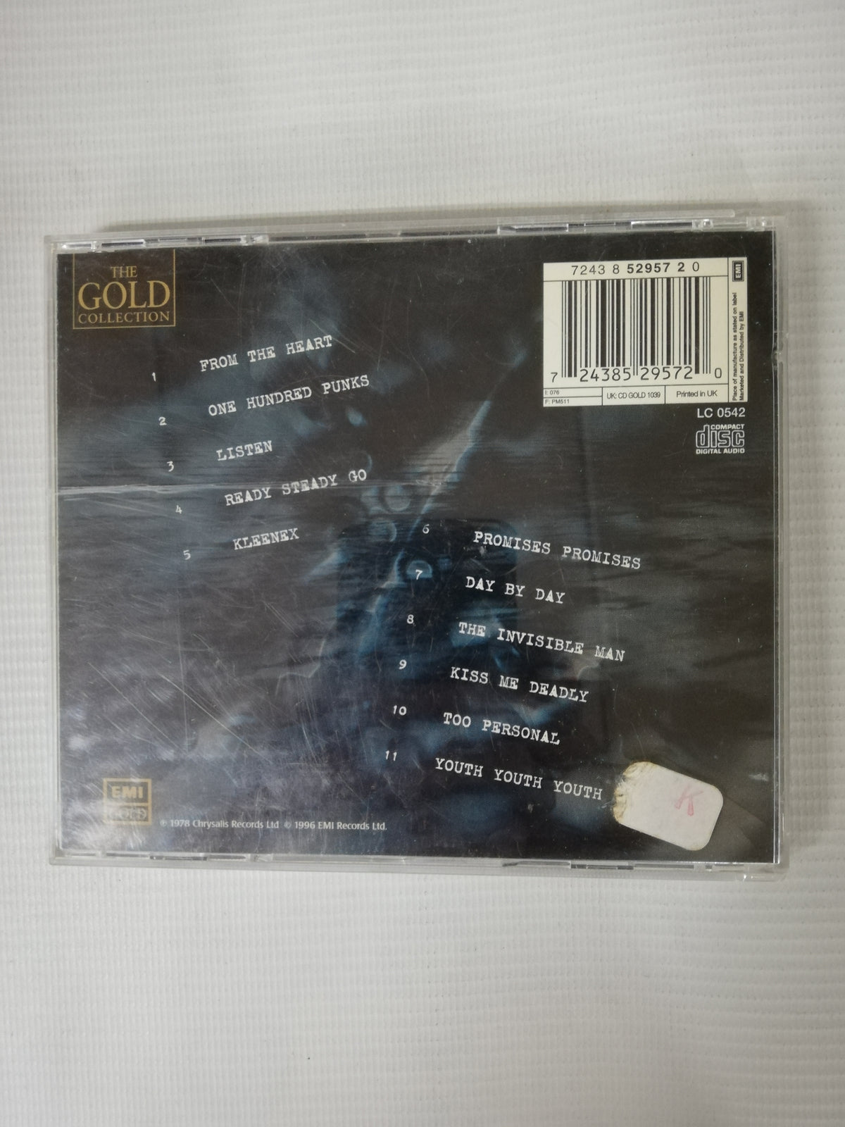 CD GENERATION X - ORIGINAL DEBUT ALBUM