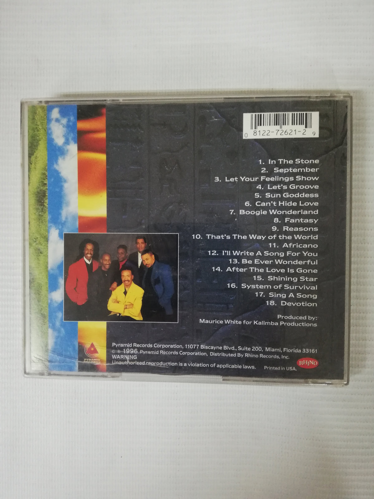 CD EARTH, WIND & FIRE - GREATEST HITS LIVE