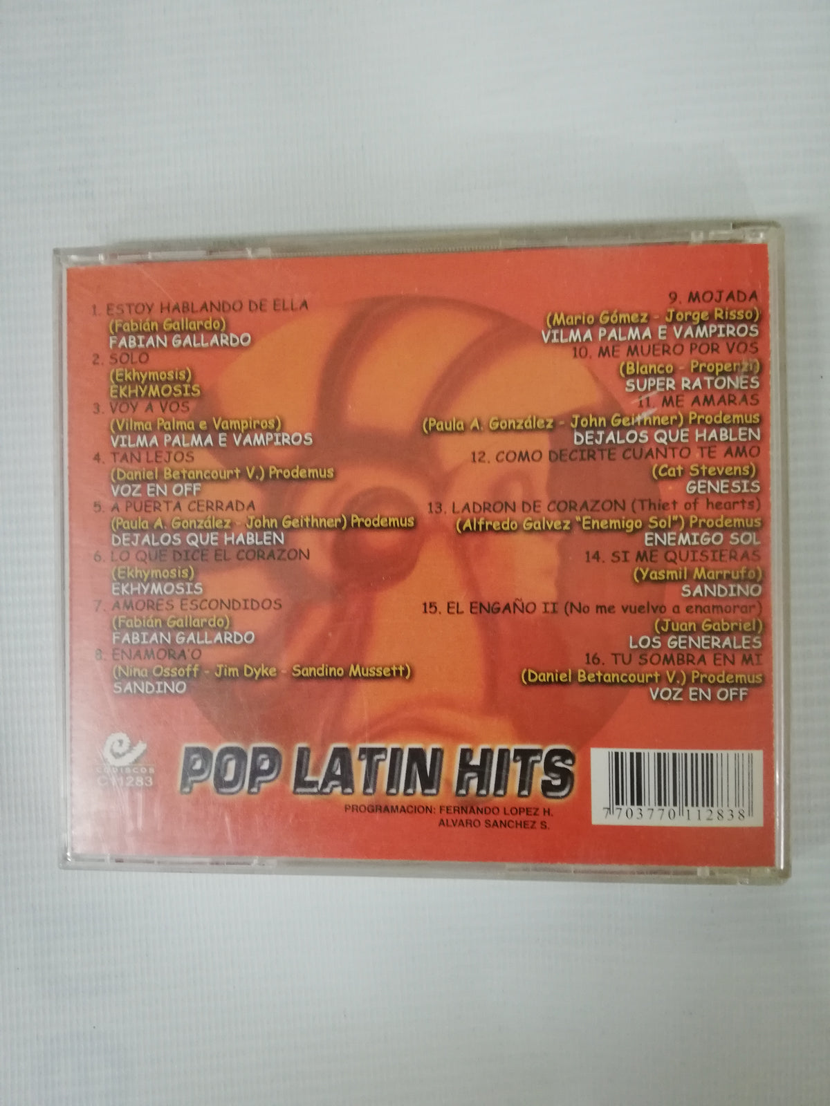 CD POP LATINO HITS - VARIOS INTÉRPRETES
