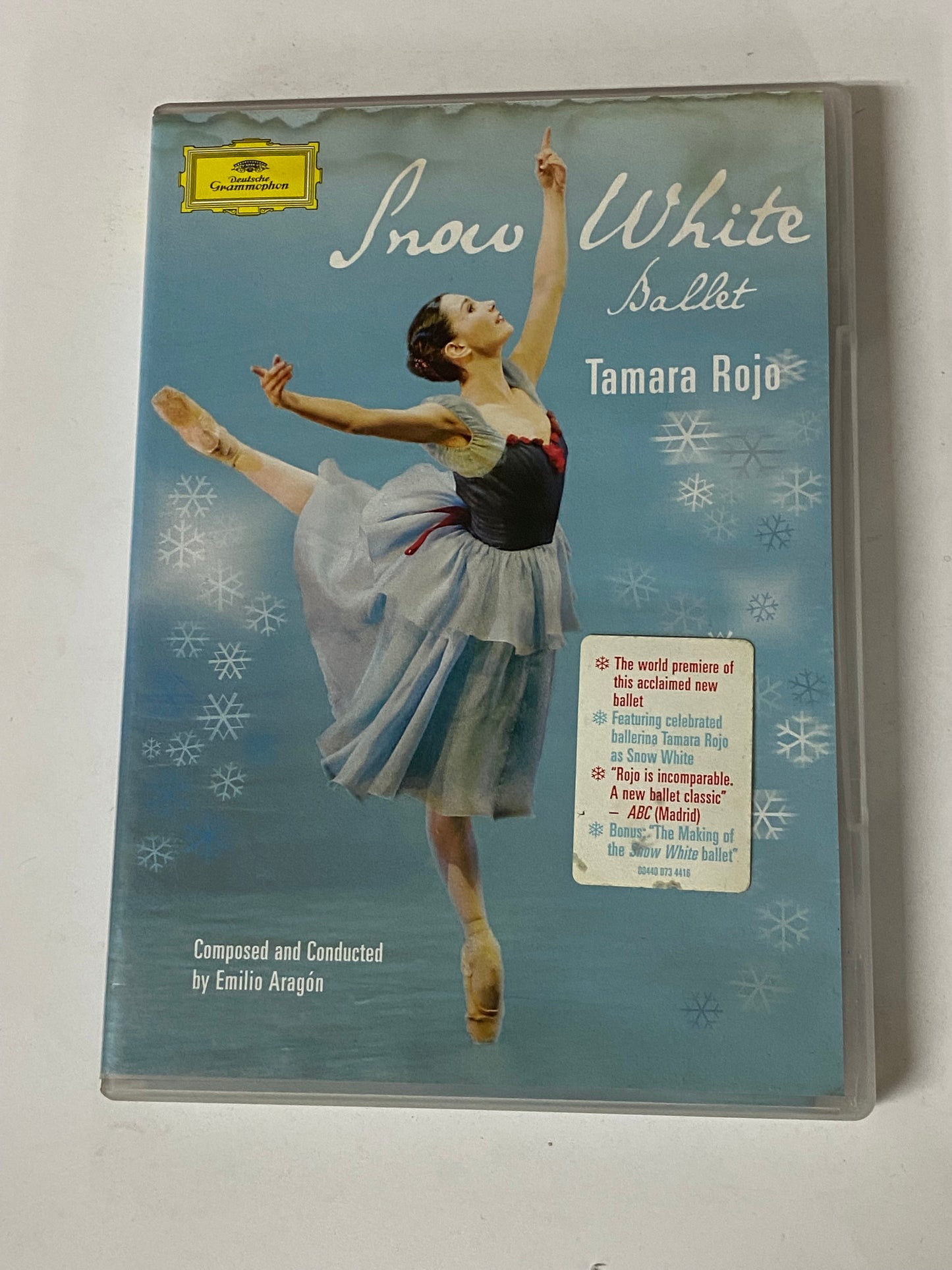 DVD SNOW WHITE BALLET- TAMARA ROJO