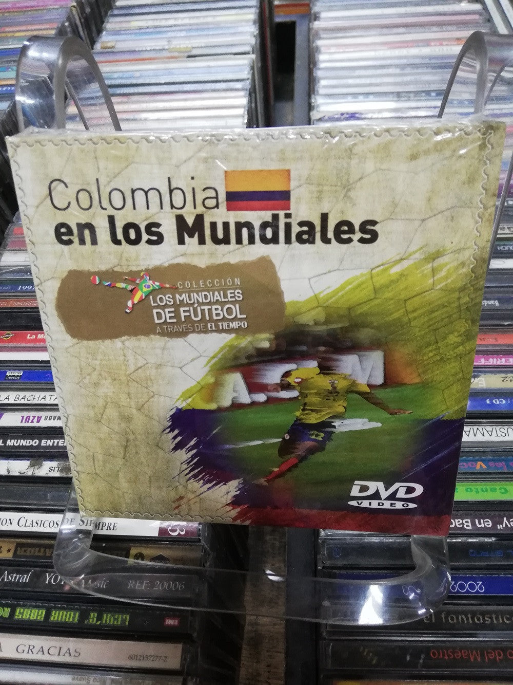 DVD COLOMBIA EN LOS MUNDIALES - COLECCIÓN LOS MUNDIALES DE FUTBOL