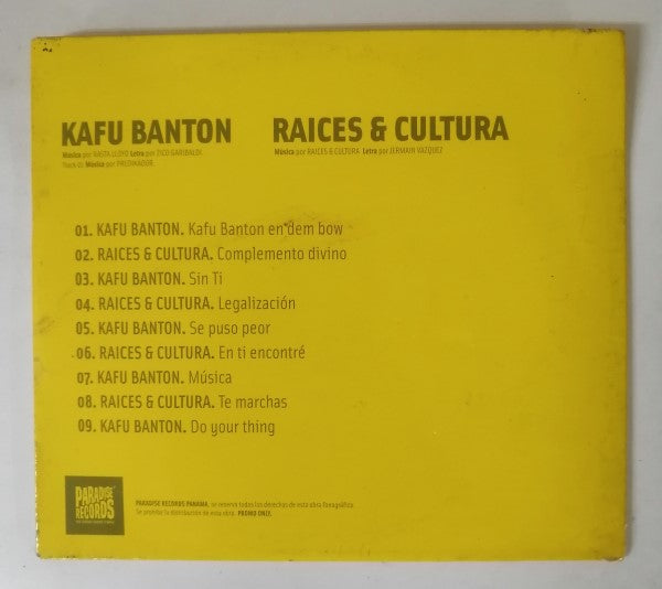 CD KAFU BANTON / RAICES & CULTURA - THE URBAN SOUND TEMPLE