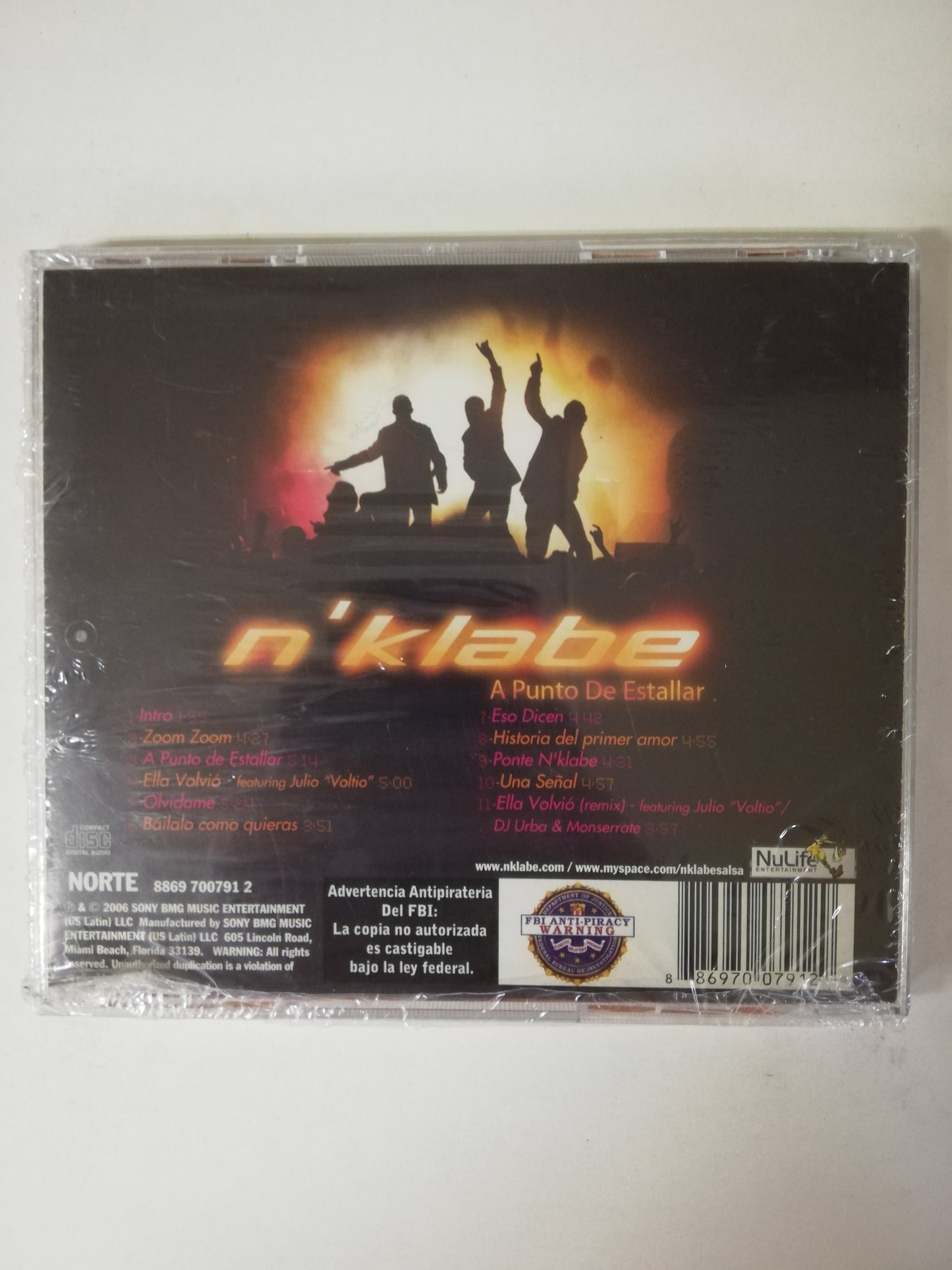 CD N´KLABE - A PUNTO DE ESTALLAR