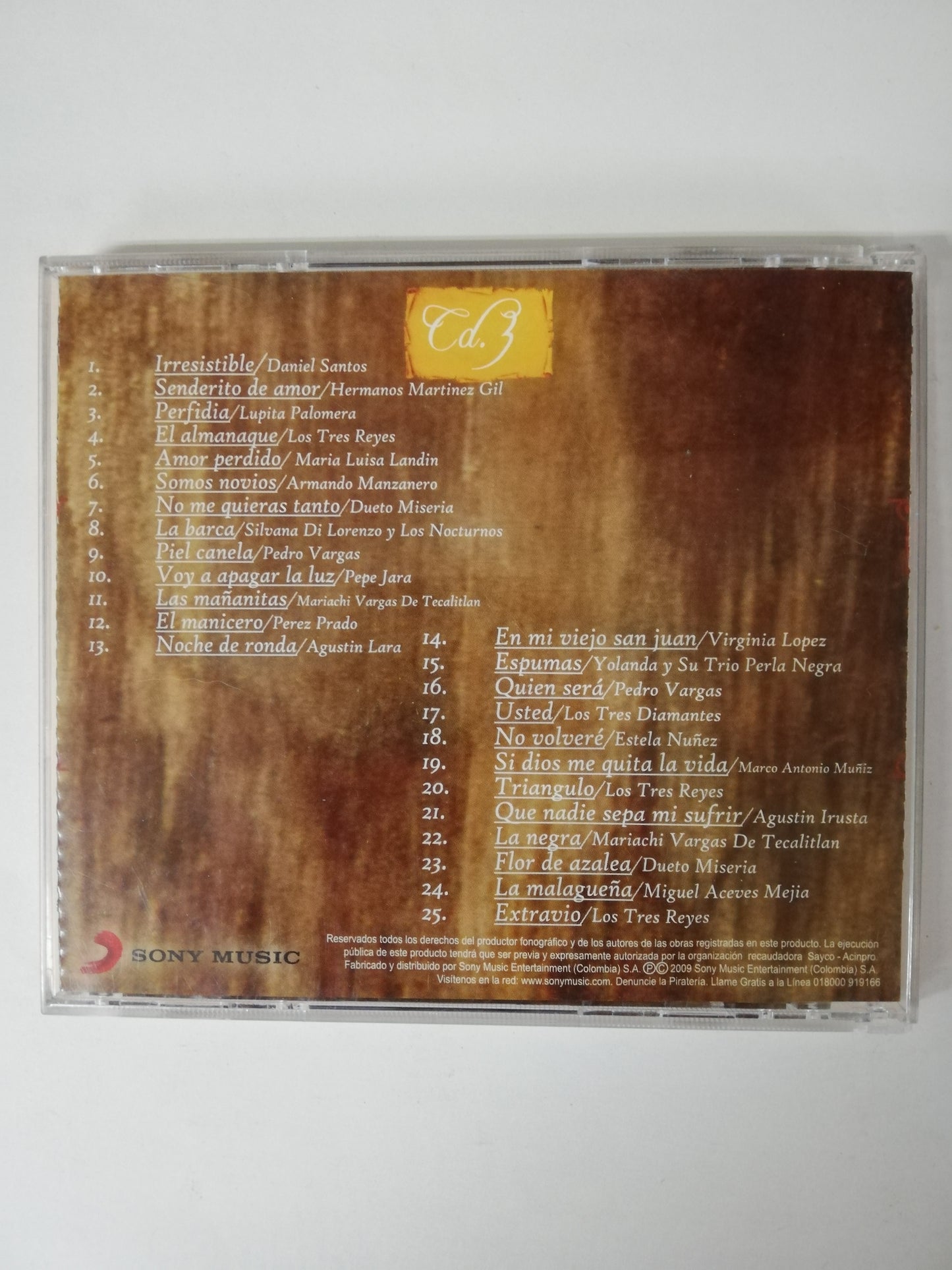 CD TODA UNA VIDA GRANDES ARTISTAS - RCA VICTOR EDICIÓN LIMITADA VOL. 3