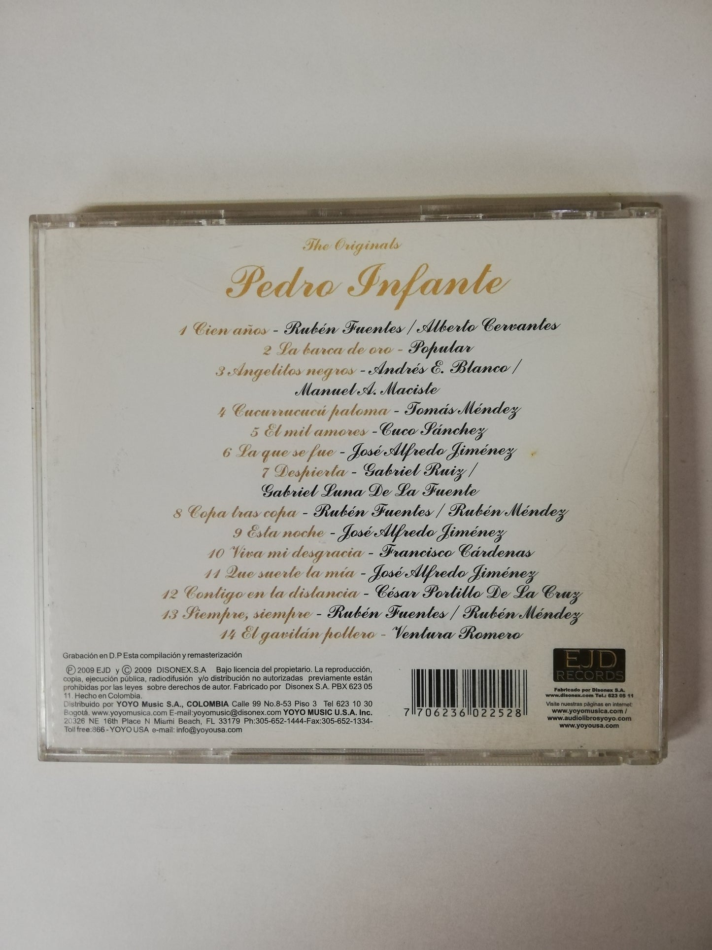 CD PEDRO INFANTE - THE MEXICAN IDOL