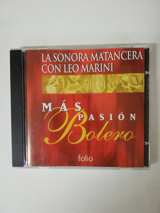 CD LA SONORA MATANCERA CON LEO MARINI - MAS PASIÓN BOLERO