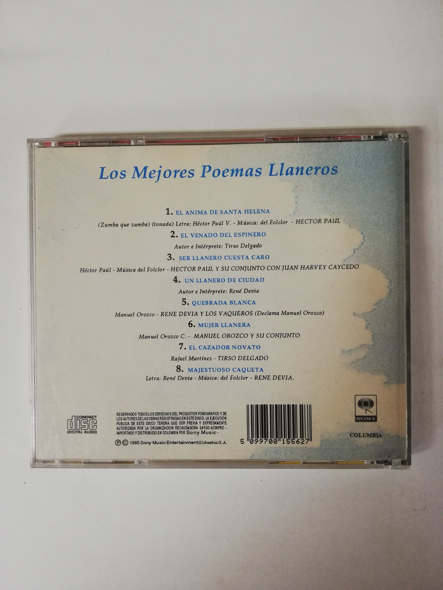 CD LOS MEJORES POEMAS LLANEROS - VARIOS INTÉRPRETES