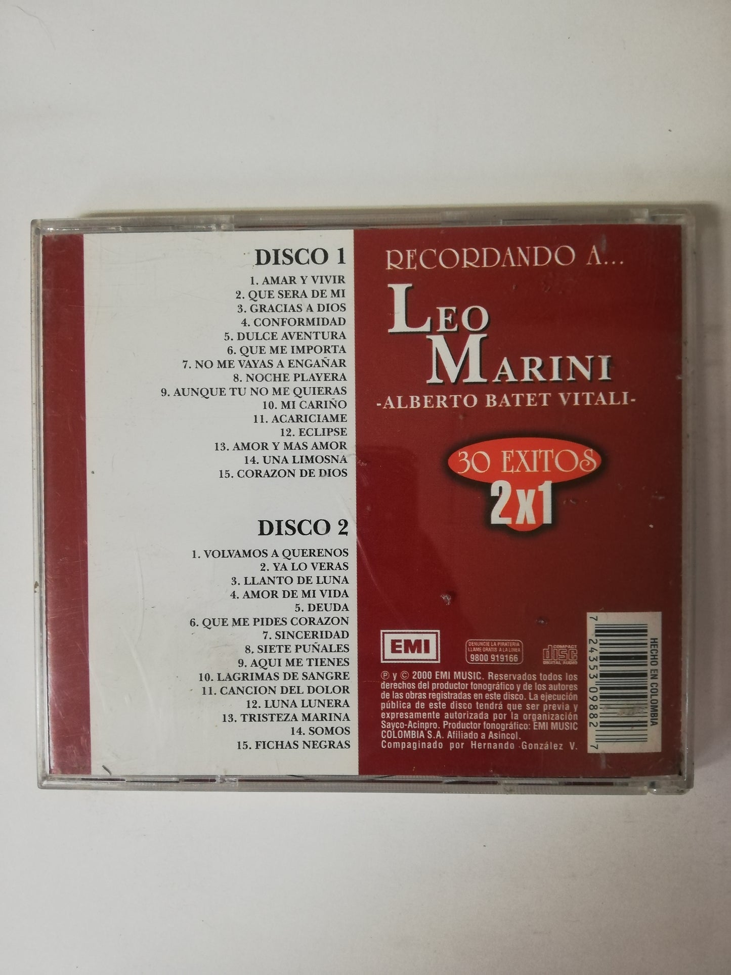 CD LEO MARINI - LO MEJOR DE LEO MARINI - CD X 2