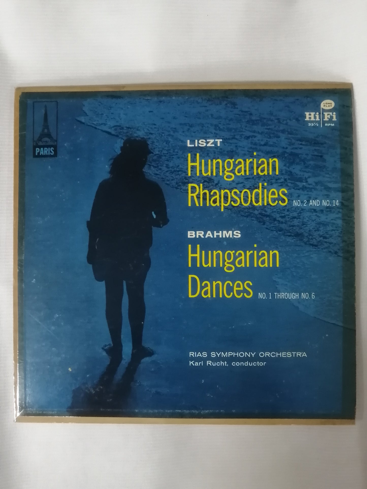 LP LISZT - HUNGARIAN RHAPSODIES - BRAHMS - HUNGARIAN DANCES - KARL RUCHT