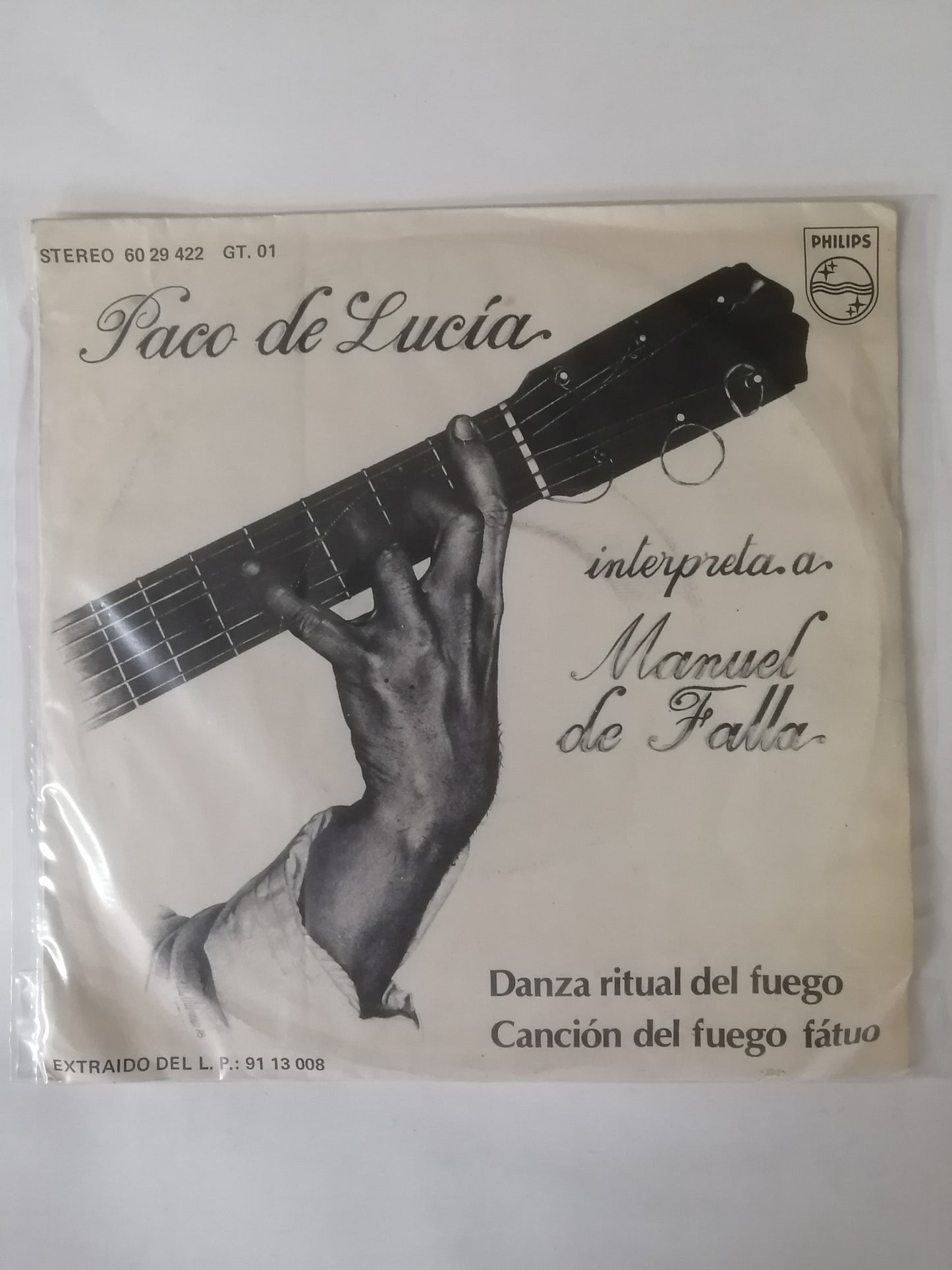 VINILO PACO DE LUCIA - PACO DE LUCIA INTERPRETA A MANUEL DE FALLA