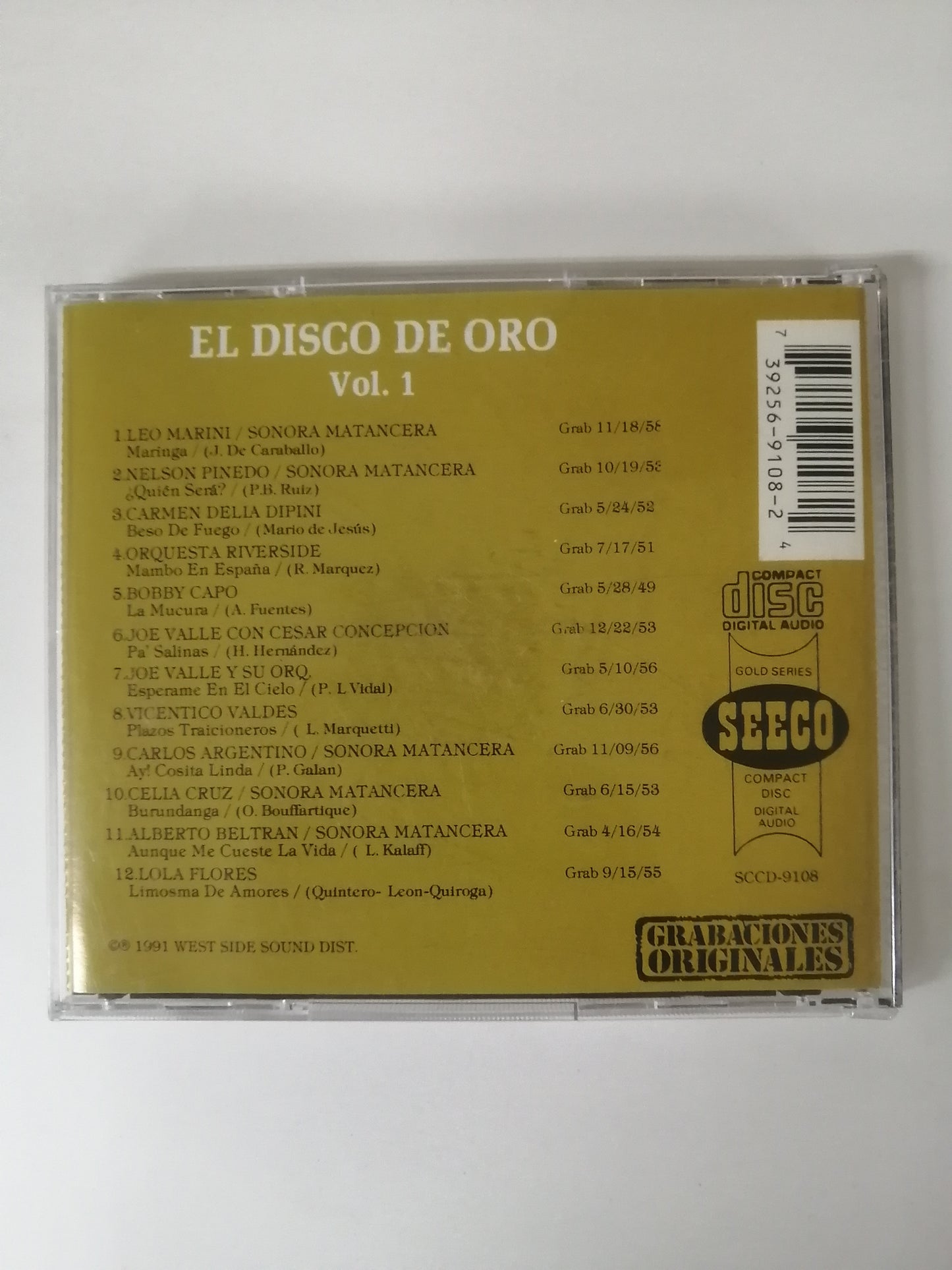 CD EL DISCO DE ORO - EL DISCO DE ORO VOL. 1