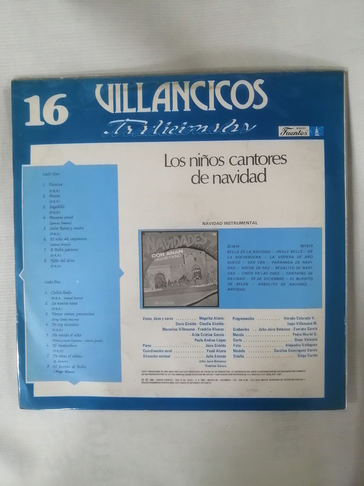 LP LOS NIÑOS CANTORES DE NAVIDAD - 16 VILLANCICOS TRADICIONALES