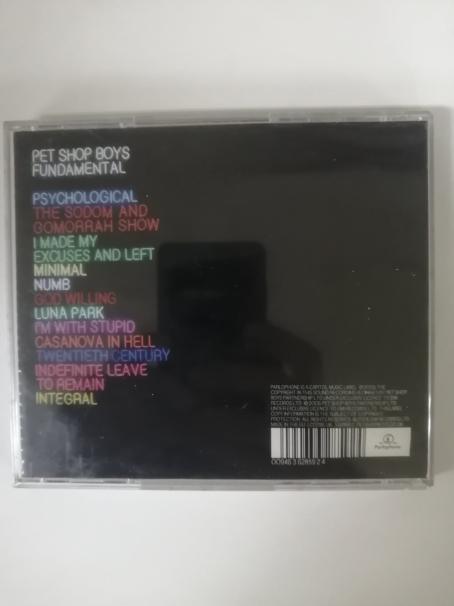 CD PET SHOP BOYS - FUNDAMENTAL