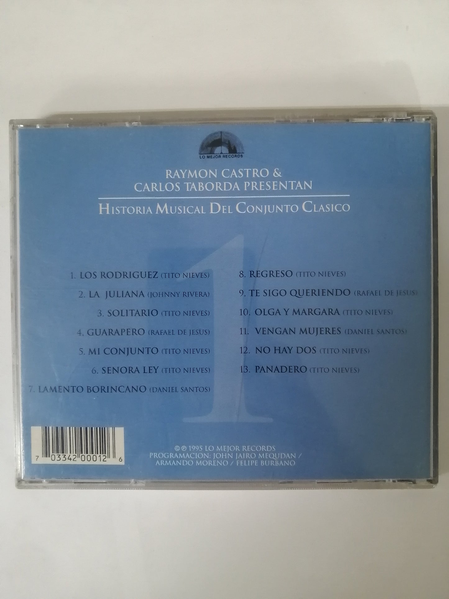 CD CONJUNTO CLASICO - HISTORIA MUSICAL DEL CONJUNTO CLASICO VOL. 1