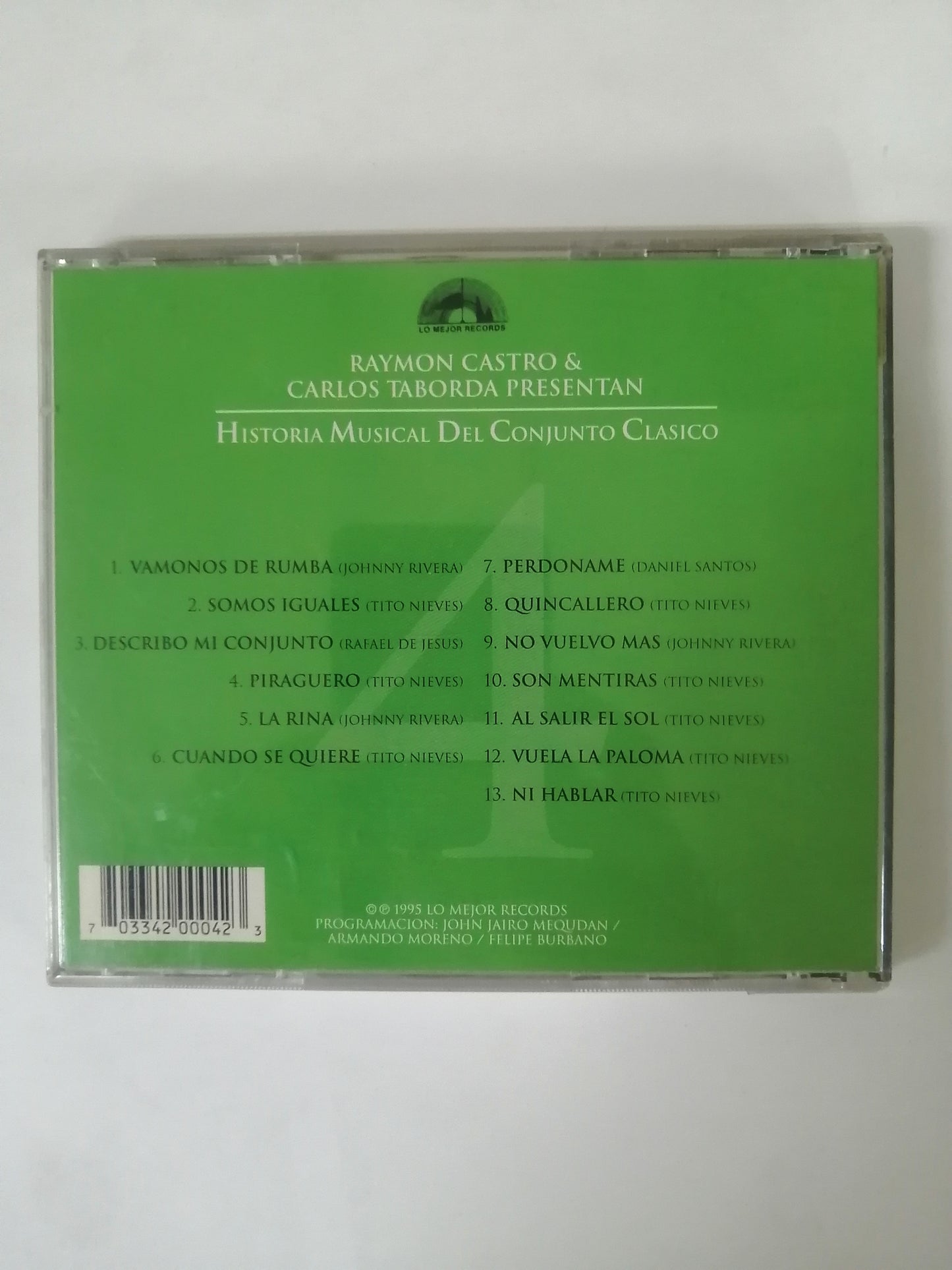 CD CONJUNTO CLASICO - HISTORIA MUSICAL DEL CONJUNTO CLASICO VOL. 4