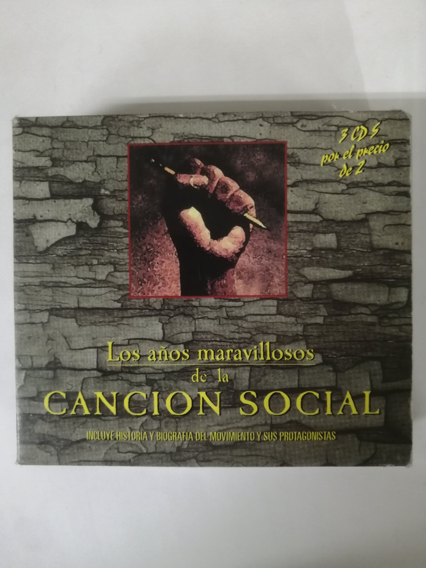 CD LOS AÑOS MARAVILLOSOS DE LA CANCIÓN SOCIAL - BOX SET X  3CD