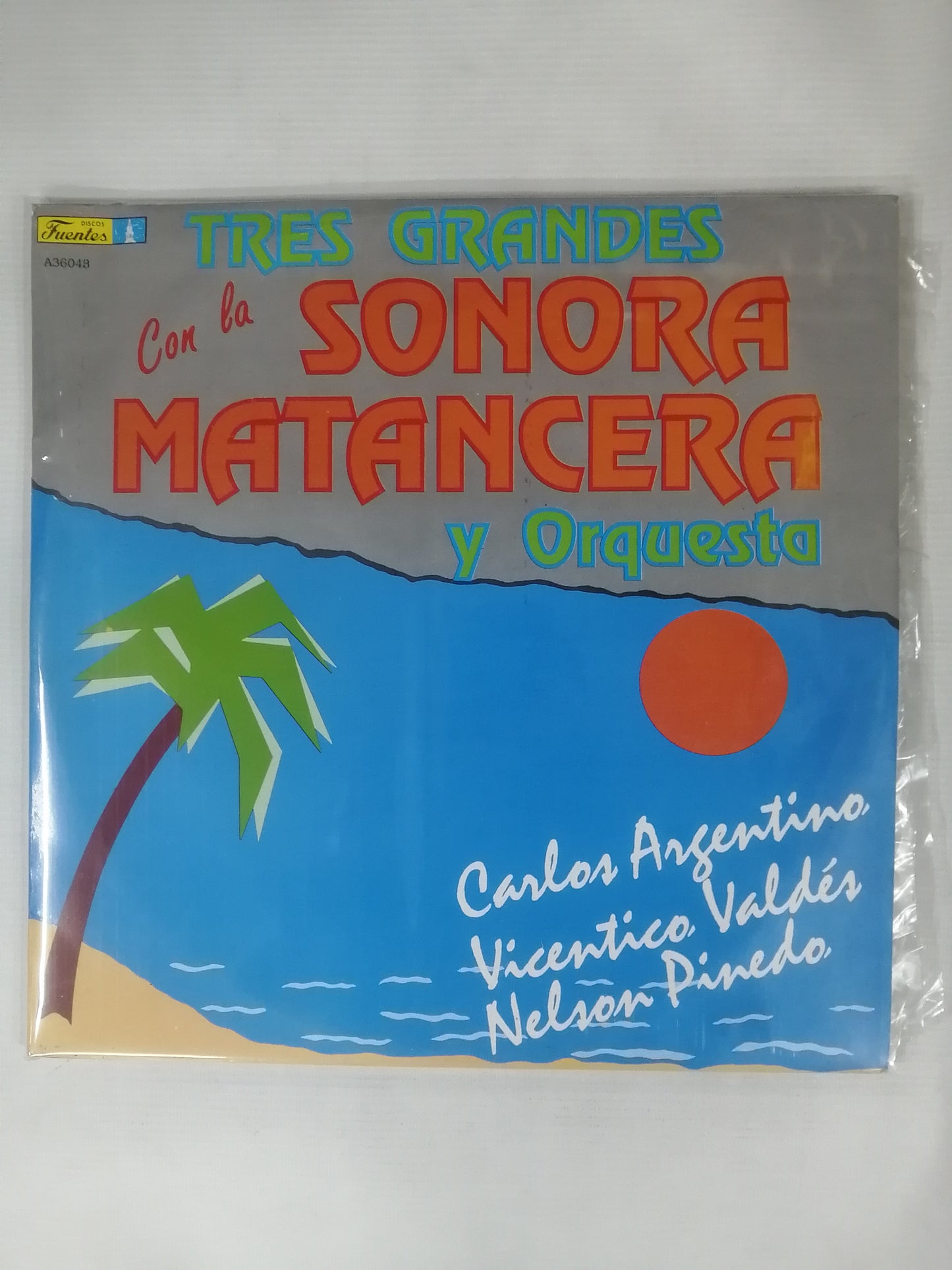 LP LA SONORA MATANCERA - TRES GRANDES CON LA SONORA MATANCERA - LP X 3