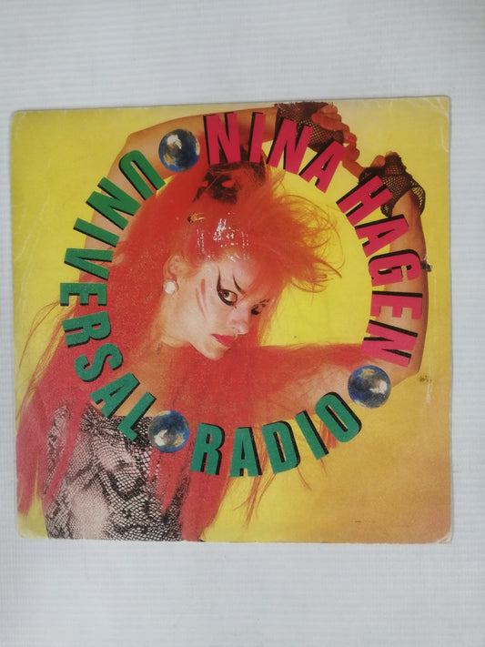 VINILO NINA HAGEN - UNIVERSAL RADIO / PRIMA NINA IN EKSTASY