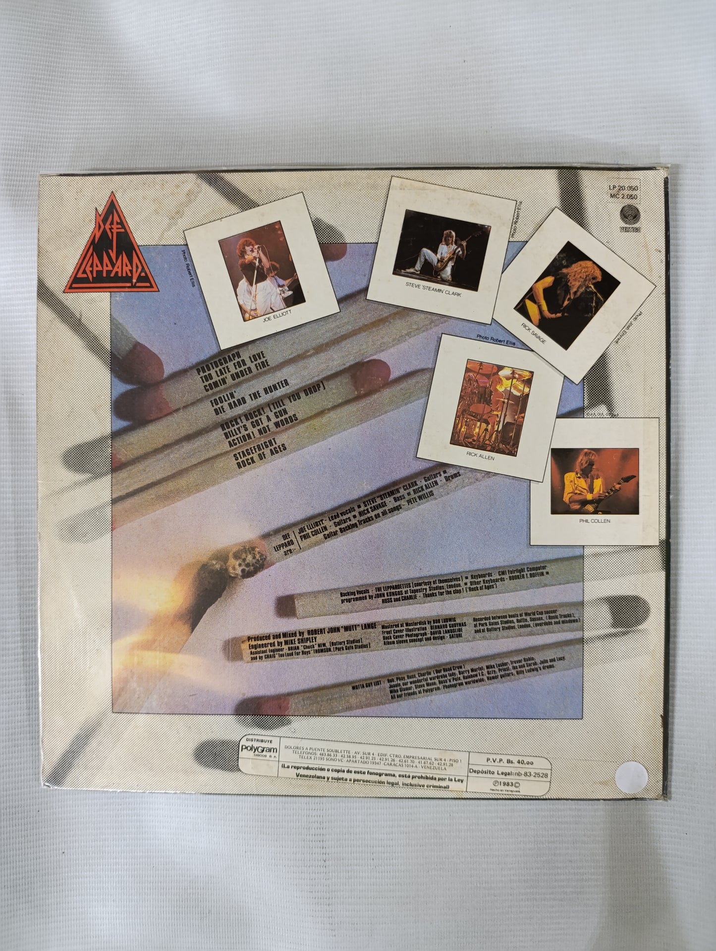 LP DEF LEPPARD - PYROMANIA