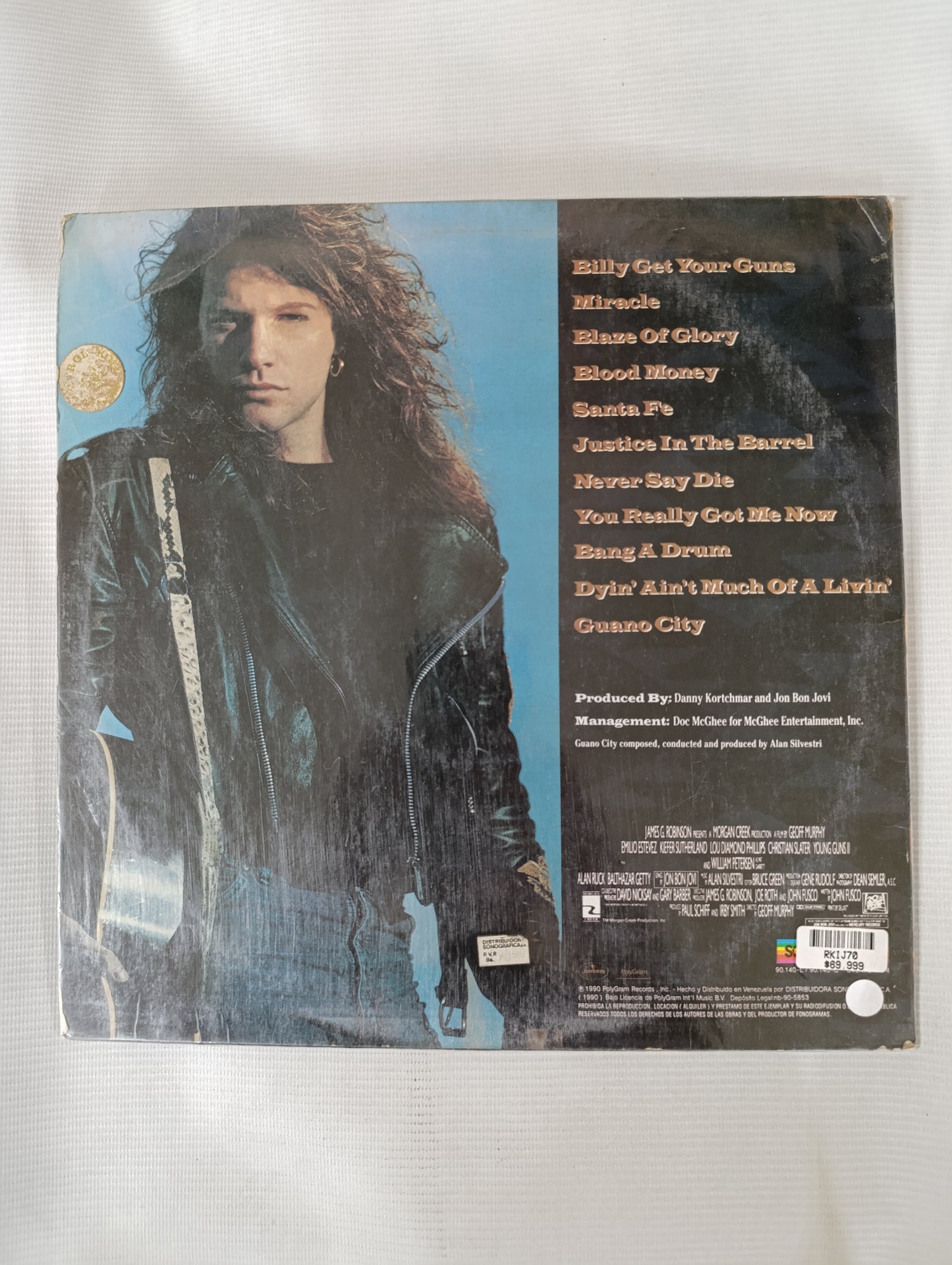 LP JON BON JOVI - BLAZE OF GLORY