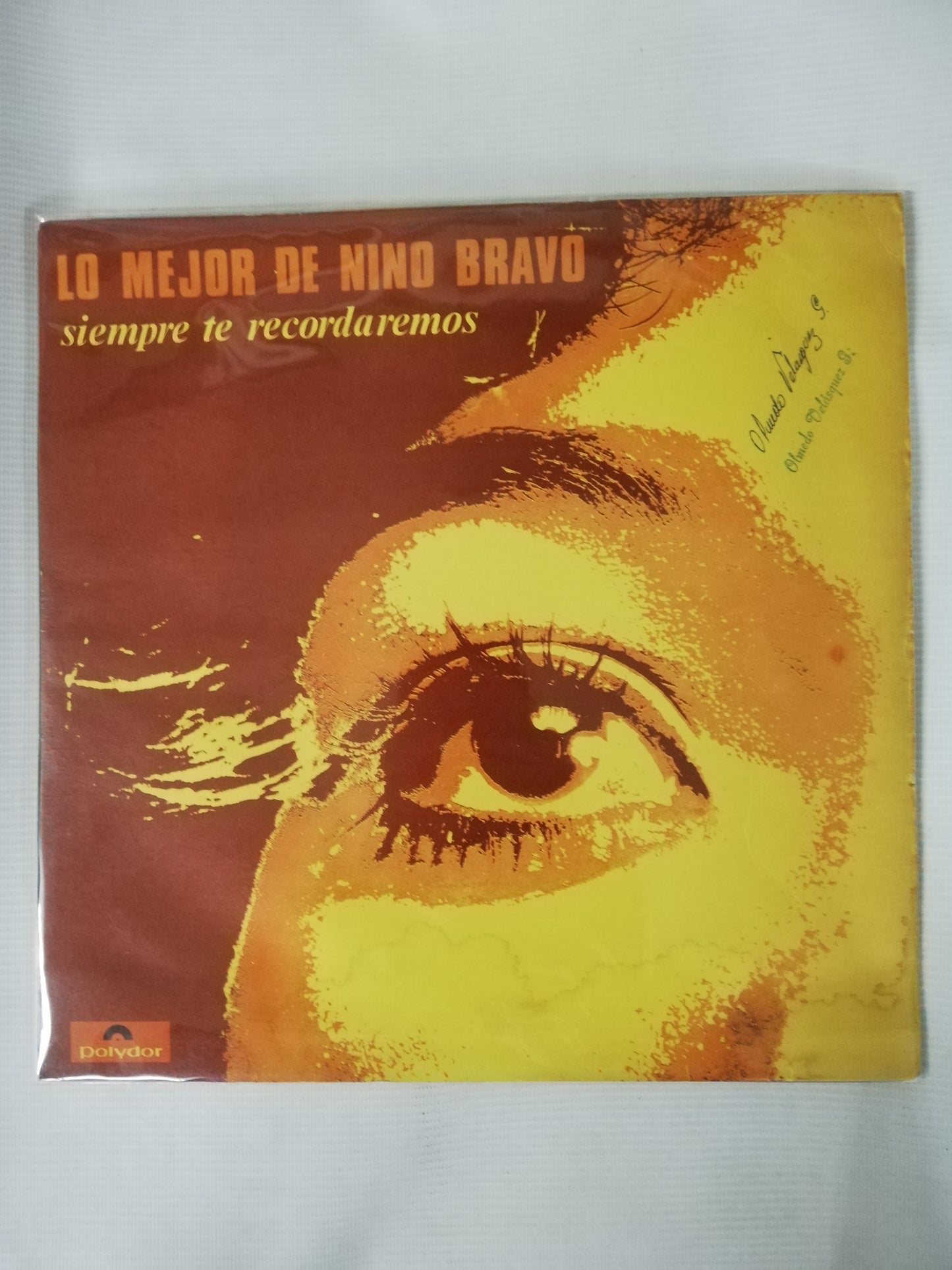 LP NINO BRAVO - LO MEJOR DE NINO BRAVO, SIEMPRE TE RECORDAREMOS