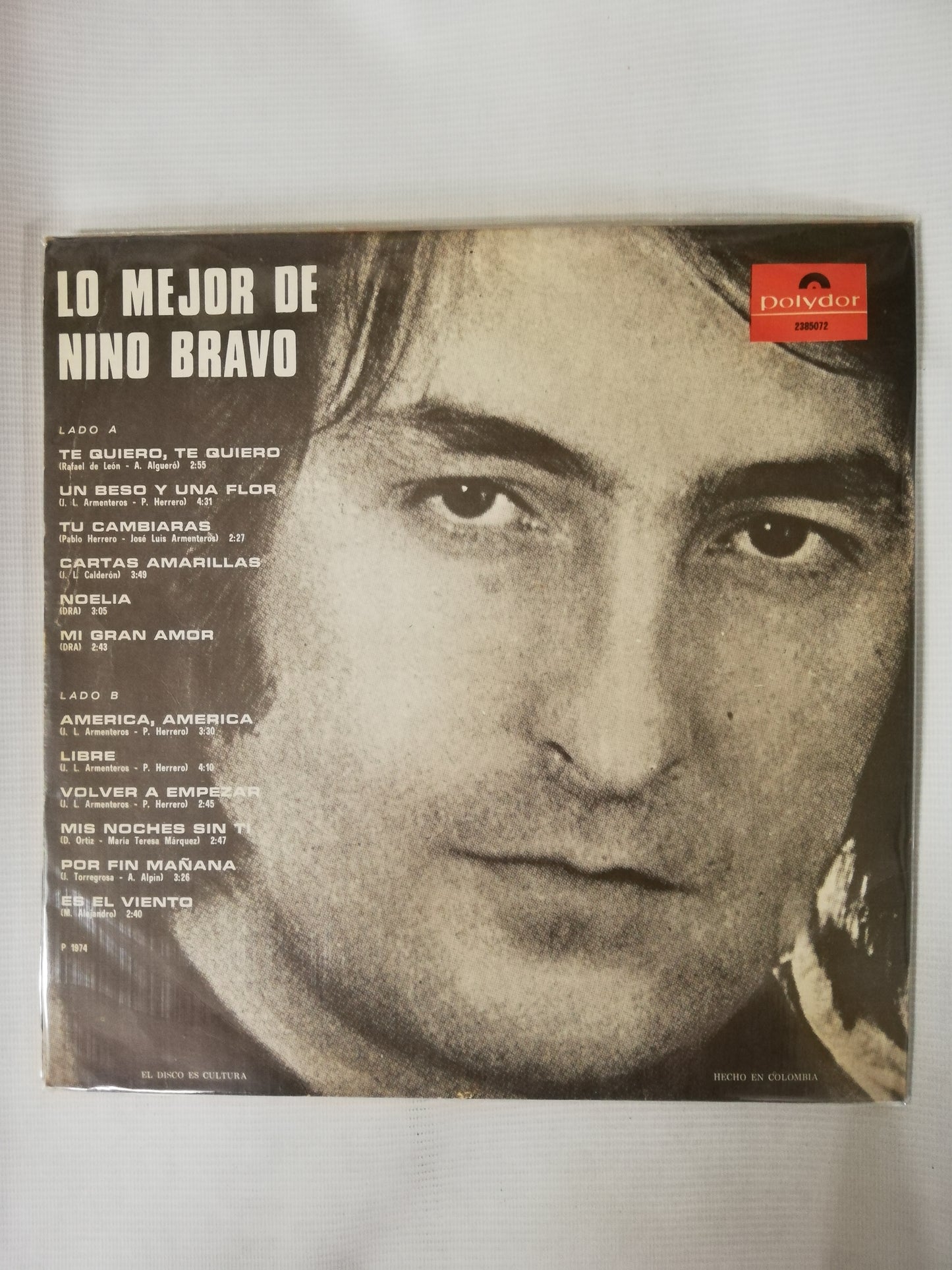 LP NINO BRAVO - LO MEJOR DE NINO BRAVO, SIEMPRE TE RECORDAREMOS